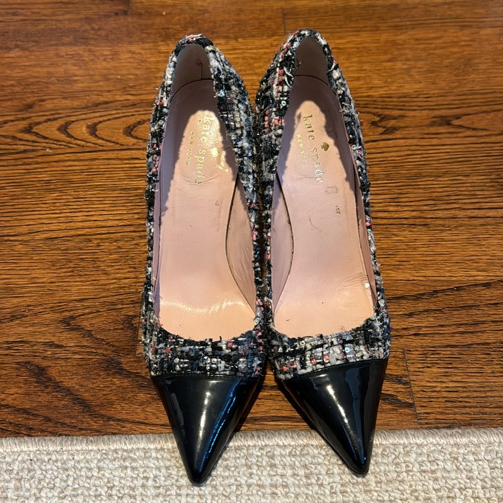 Kate spade ♠️ Kate Spade New York Women's Lacy, Black Multi pumps 6.5 US